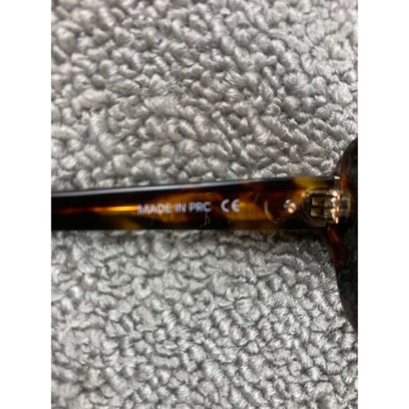 Velvet Canyon Sunglasses Women Brown Zou Bisou Rectangular Logo Temple Frame - Picture 4 of 10